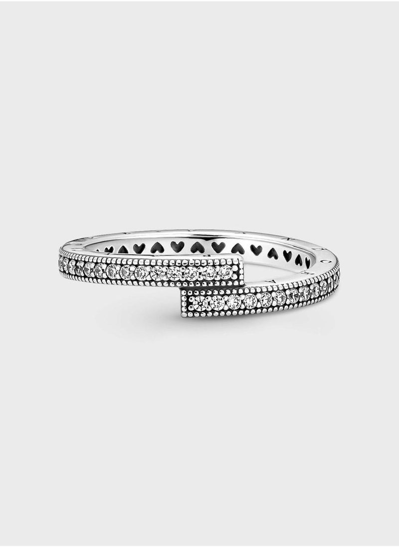 PANDORA Sparkling Overlapping Ring  - Image 2
