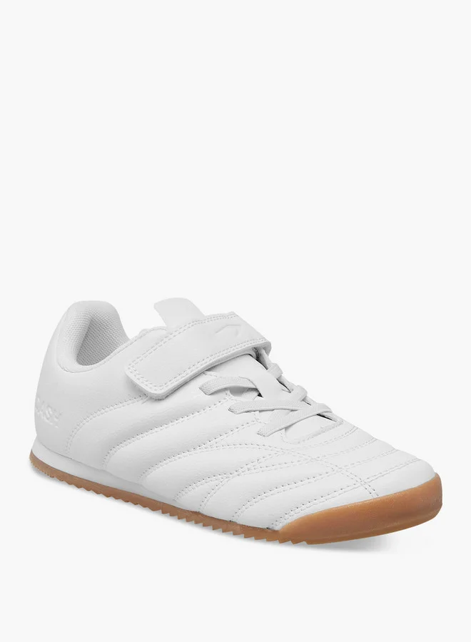 داش Boys Solid Sports Shoes with Hook and Loop Closure