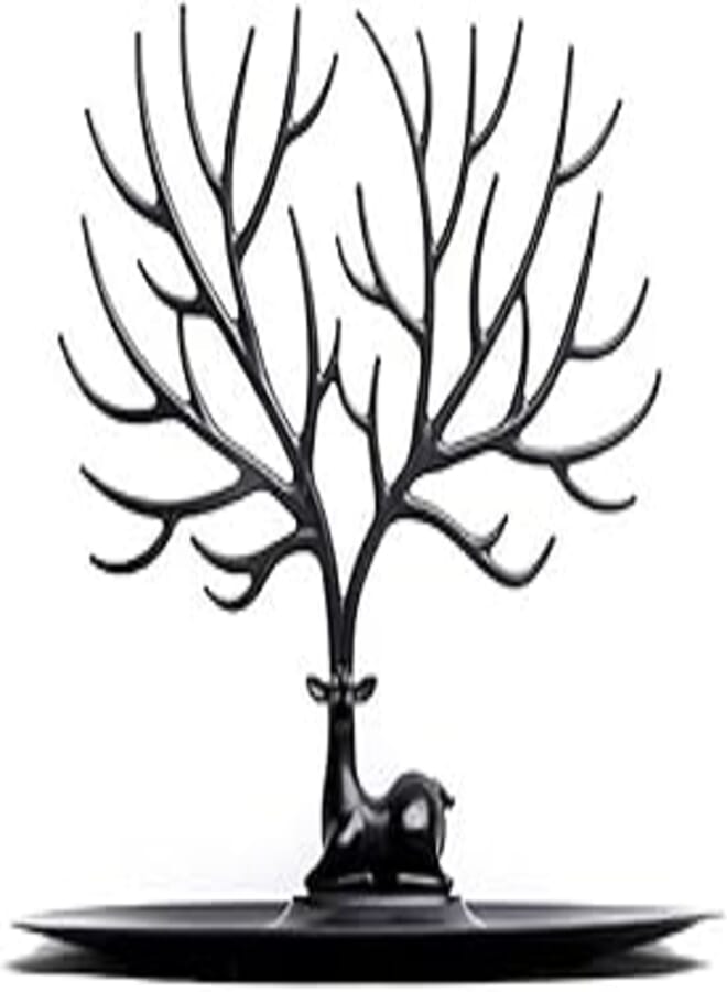 Creative forest Antlers Jewelry Rack Europe Style emperor Deer Tree earrings Storage Trays Racks Holders-xx