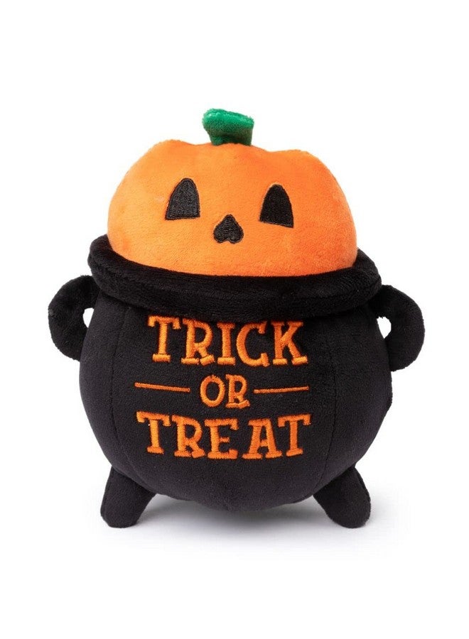FuzzYard Trick Or Treat Halloween Pumpkin In Cauldron Plush Dog Toy For All Breed Sizes - Image 1