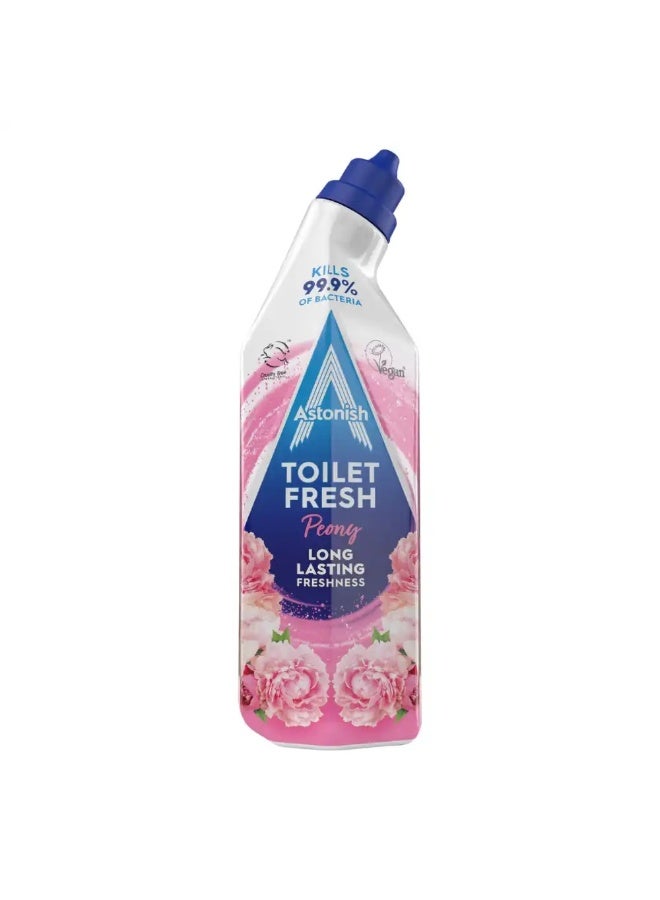Astonish Toilet Fresh Peony Cleaner Gel 750Ml