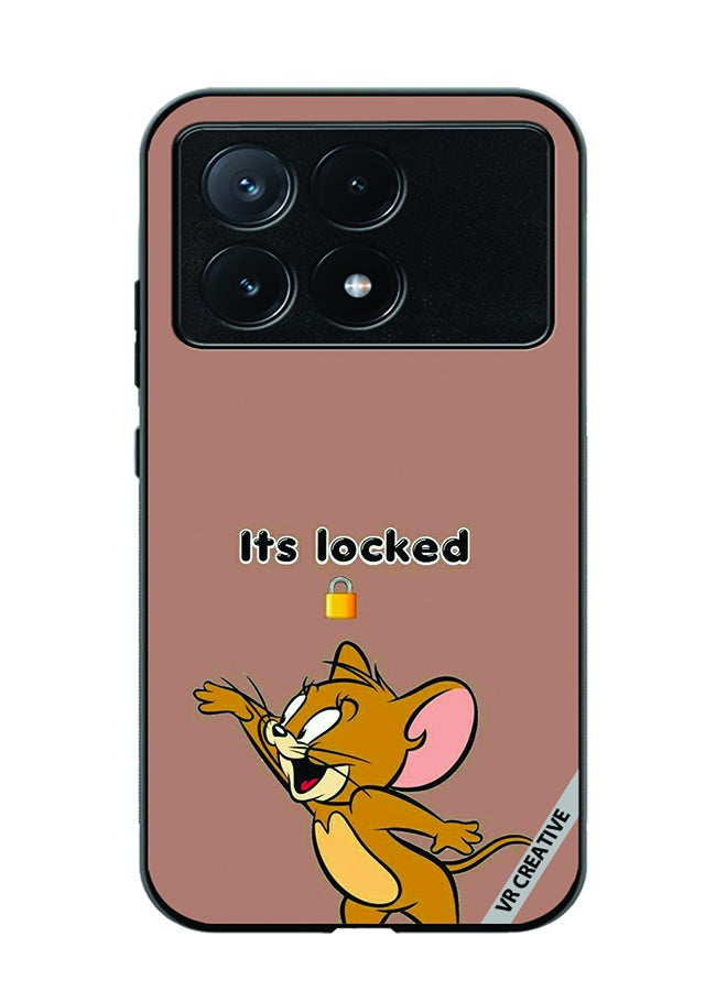 VR CREATIVE Protective Case Cover For Xiaomi Poco X6 Pro Its Locked Design Multicolour - Image 1