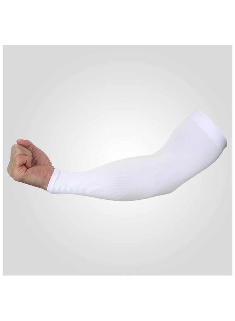 one Piece of Arm Cover Sleeves Unisex UV Protection Sleeves Cooling Sun Protection Arm Sleeves Sports Athletic Sleeves for Basketball Running Cycling Golfing