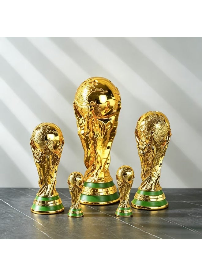 نسخة مقلدة لكأس بطولة كرة القدم مصنوعة من الراتنج، الارتفاع 12.99 بوصة - Image 3
