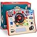 TOP BRIGHT Toddler Busy Board Toy for Steering Wheel with Sounds Lights Sensory Montessori Toy for 3 Year Old Boys Girls Birthday Present Wooden Travel Toys for Kids Ages 3 - Image 2