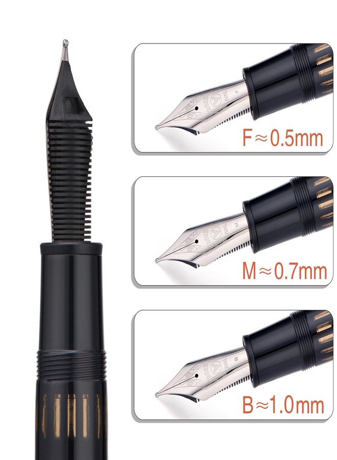 Wikult Yongsheng Junlai 930 Fine Nib Section for Replacement, Size 9 Silver Iridirum Fine Nib with Wrench and Grease Accessory Set - Image 2