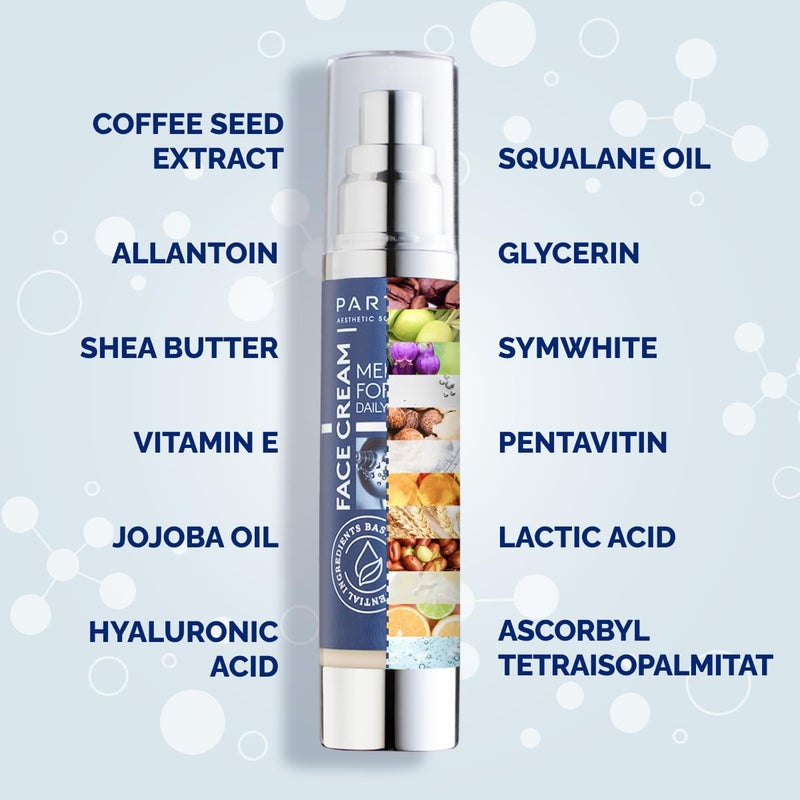 Particle 6-in-1 Face Cream for Men, Menâ€™s Daily Hydrating Moisturizer with Vitamin C, Jojoba Oil, Vitamin E & Hyaluronic Acid, Skin Care Routine, Healthy Skin Support, Pack of 1, 1.7 FL OZ - Image 2
