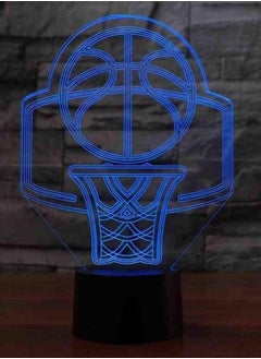 3D Vision Basketball Modeling Led Night Light for Touch Button USB Basketball Fans Table Lamp Baby Sleep Lamp Light Fixture Gift