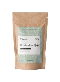 French Green Clay 16 oz  Product of France  100 Natural Montmorillonite Green Clay Powder  Detoxifies Skin  Ideal for Clay Mask and Soap Making