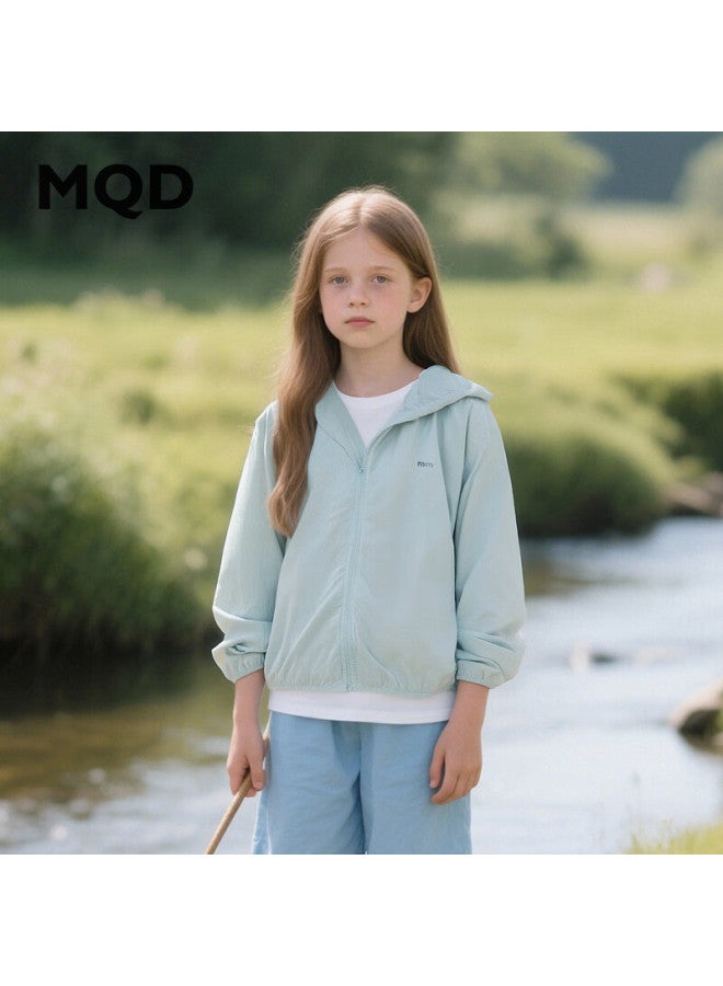 Mqd Boys' Summer  New Mesh Splice Breathable Lightweight Cooling Sun Protection Jacket - Image 1