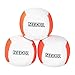 Zeekio Lunar Juggling Balls Set of 3 Professional UV Reactive 6Panel Balls Synthetic Leather Millet Filled 110g Each WhiteOrange - Image 2