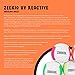 Zeekio Lunar Juggling Balls Set of 3 Professional UV Reactive 6Panel Balls Synthetic Leather Millet Filled 110g Each WhiteOrange - Image 4