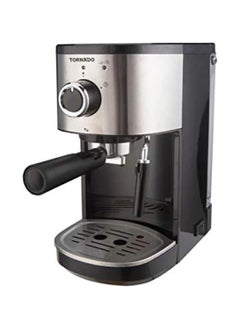 Tornada TORNADO Tornado TCM-14512ES Espresso Machine with Milk Frother, 15 Bar - Black and Silver  - Image 1