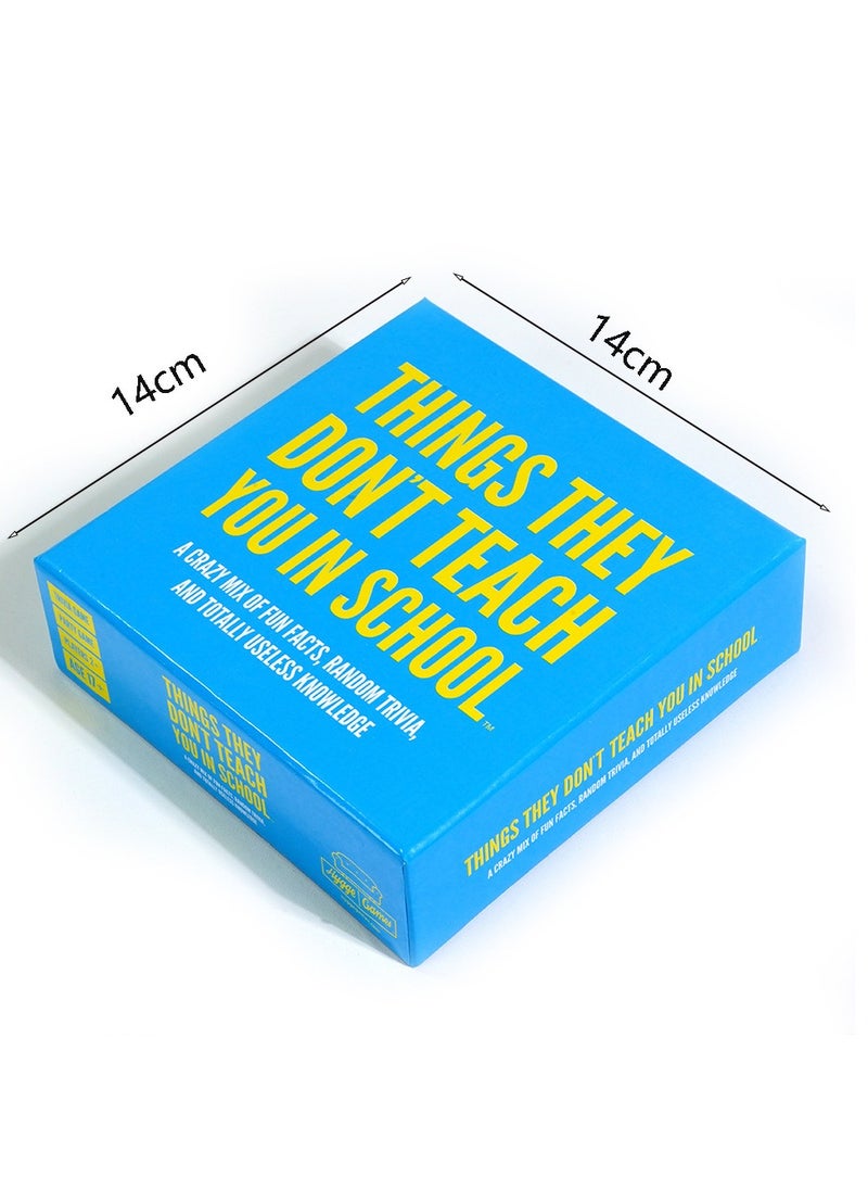 RedMapleTEK - Family Reunion Card Games "Things They Don't Teach You in School", Fun Card Games, Friday Games, Holiday Card Games - Image 1