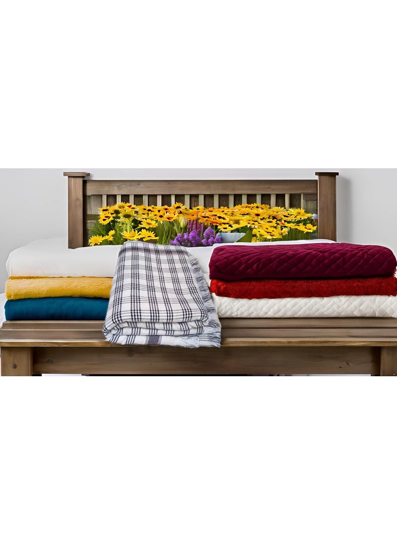 Generic KH White Cotton Khes Top Sheet and Ac Blanket Comfortable Blanket for All Weathers Special for Summers Size 60X90 inch KCKHES3  - Image 3