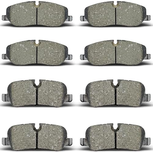 ALADICHE Front Rear Brake Pads Compatible with 2006-2009 Land Rover Range Rover,for 2006-2009 Range Rover Sport,for 2005-2009 Land Rover LR3 (D1098 D1099) - Image 1