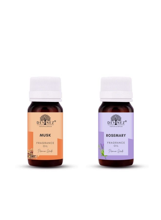 Devinez Musk Rosemery Aroma Oil For Diffuser/Ultrasonic Aroma Diffuser/Tealight Diffuser/Reed Diffuser 15Ml Each - Image 1