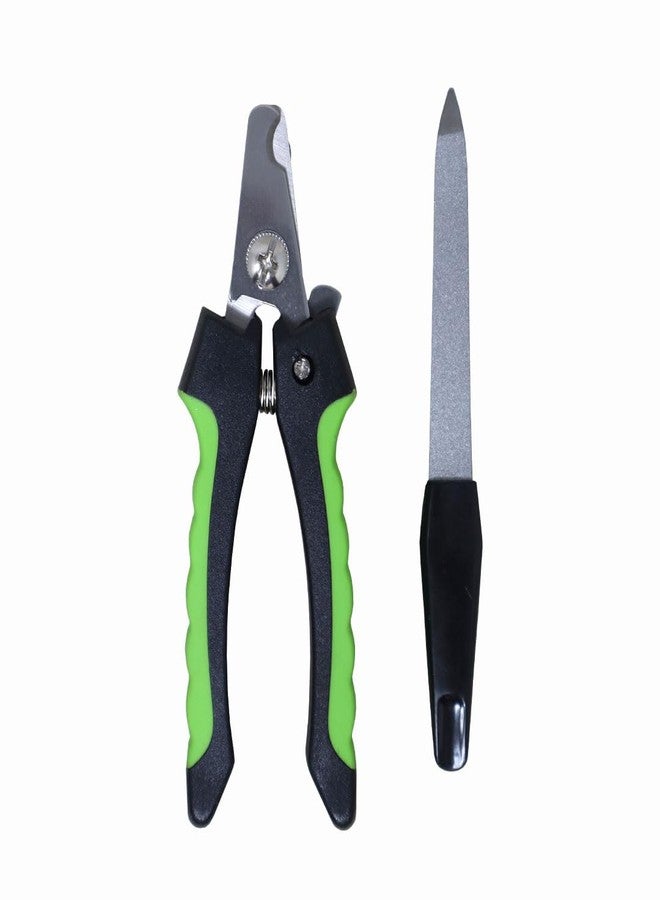Plushmate Stainless Steel Nail Cutter with Filler for Dogs and Cats (Small, Color May Vary) - Image 1