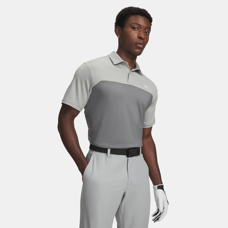 Men's Tee To Green Colorblock Polo Shirt