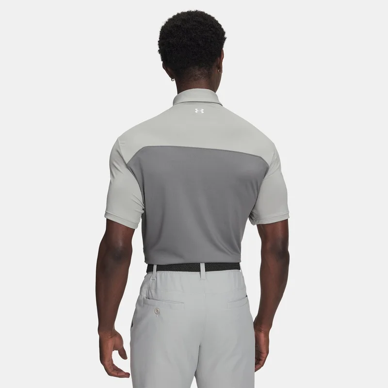 اندر ارمر Men's Tee To Green Colorblock Polo Shirt