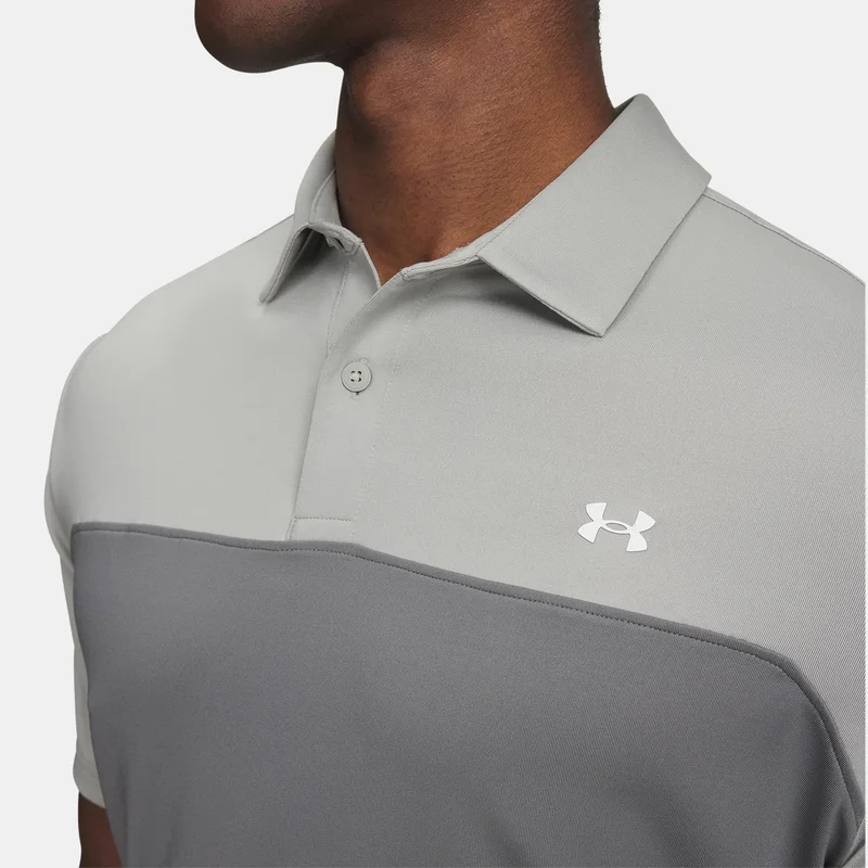 UNDER ARMOUR Grey Men's Tee To Green Colorblock Polo Shirt for Men | Best Price UAE