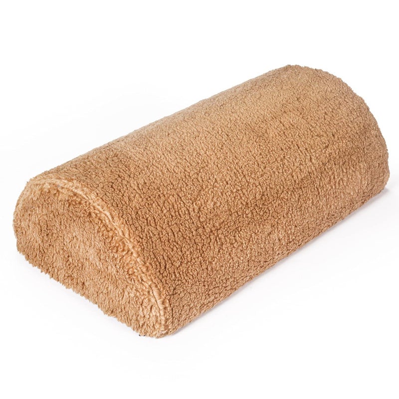 METRON Gel Memory Foam Foot Rest for Under Desk Office Chair Leg Cushion Foot Rest for Under Table Support Orthopedic Foot Support for Kids Adults Breathable Washable Cover Pack of 1 - Image 1