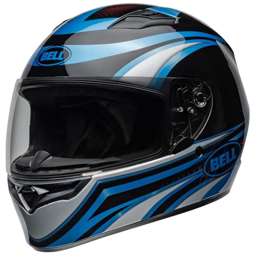 Bell Qualifier Full-Face Motorcycle Helmet (Gloss Conduit Blue/Black - Medium) - Image 3