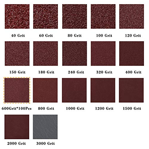 SPEEDWOX Hook and Loop Sanding Discs 100pcs 1 Inches 600 Grit Sandpaper for Wood Drill Grinder Rotary Tools No Hole - Image 2