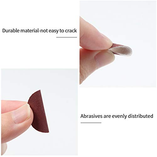 SPEEDWOX Hook and Loop Sanding Discs 100pcs 1 Inches 600 Grit Sandpaper for Wood Drill Grinder Rotary Tools No Hole - Image 3