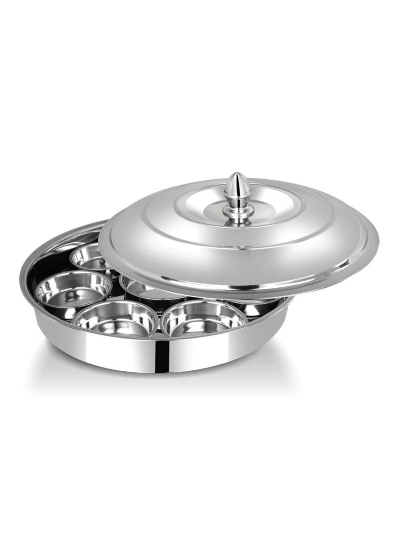 BLACKSTONE Stainless Steel Breakfast Tray 8 Bowl Sets With Stainless Steel Lid (42cm)  - Image 5