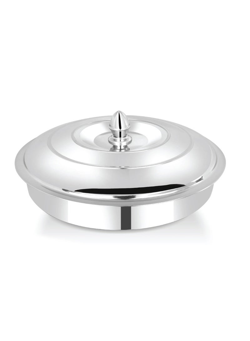 Stainless Steel Breakfast Tray 8 Bowl Sets With Stainless Steel Lid (42cm)