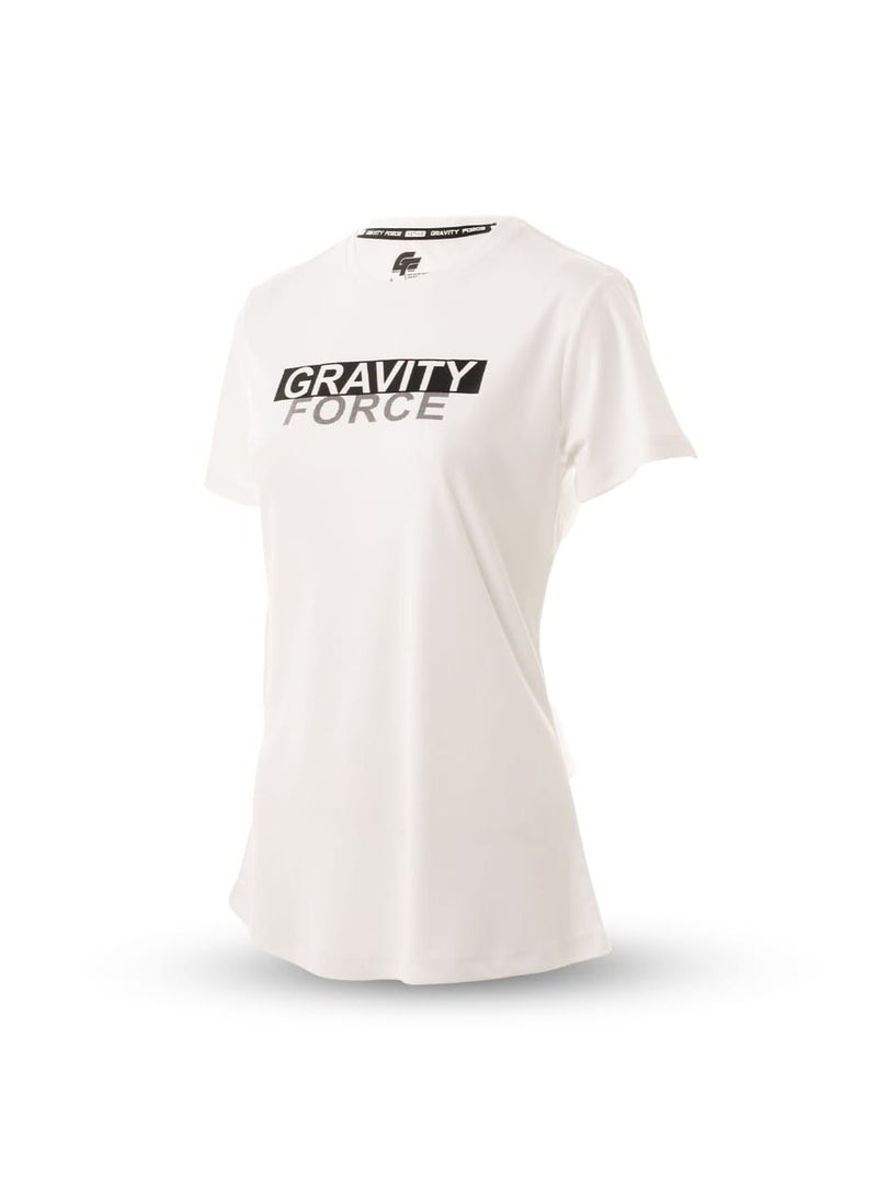 گریوِٹی فورس تيشيرت تدريب نسائي ضاغط من جرافيتي فورس – سريع الجفاف، قابل للتنفس ومريح للرياضة والجيم - Image 3