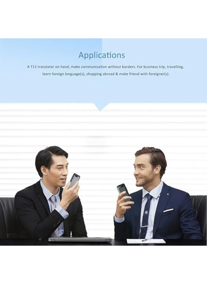 Topleo T11 Portable Language Translator Device Voice Interpreter with 134 Languages Voice Translating 10 Offline Translation Recording Photo Translation for Travel Business Study Use  - Image 4