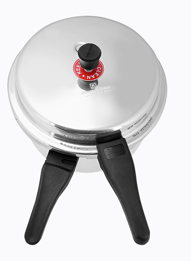 Royalford Cooking Pot With Lid Red/Silver/Black - Image 4