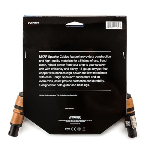MXR Heavy Duty Speakon 3 ft Speaker Cable 3 ft|0.9 m (DCSKHD3) - Image 2