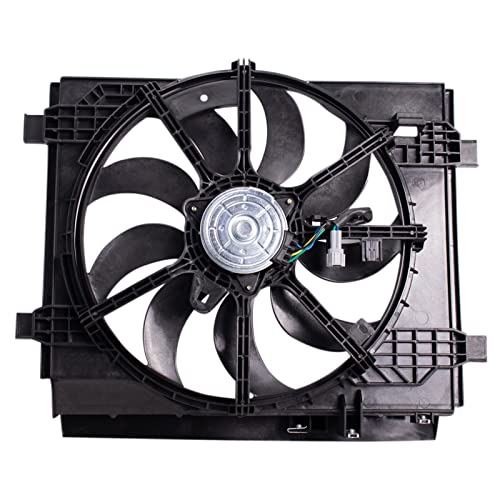 TRQ Radiator Cooling Fan Assembly Compatible with 2013-2019 Nissan Sentra NI3115146 - Image 3