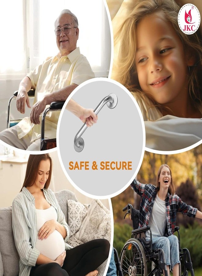 JKC SS 304 Grab Bar for Bathroom, Bathroom Handle for Senior Citizen, Bathroom Support for Elderly, Grab Bar for Senior Citizens for Bathroom Support - Matt Finish (Pack of 1) - Image 5