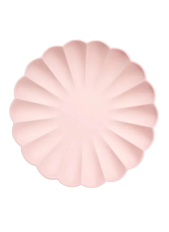 Meri Meri Pink Simply Eco Large Plates