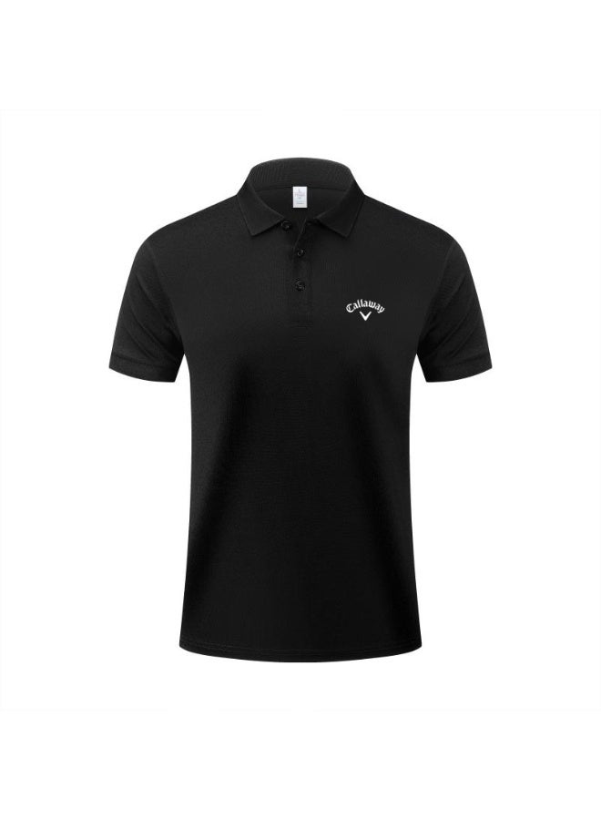 Callaway golf quick-drying short-sleeved Polo shirt men's summer breathable sports lapel casual shirt - Image 2