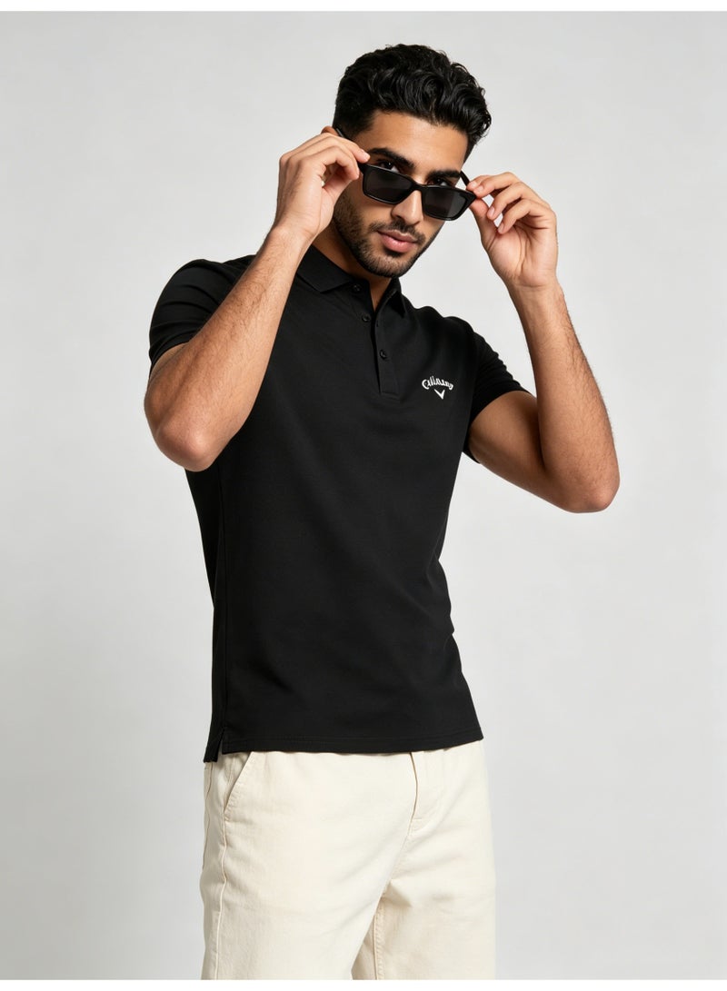 Callaway golf quick-drying short-sleeved Polo shirt men's summer breathable sports lapel casual shirt - Image 3