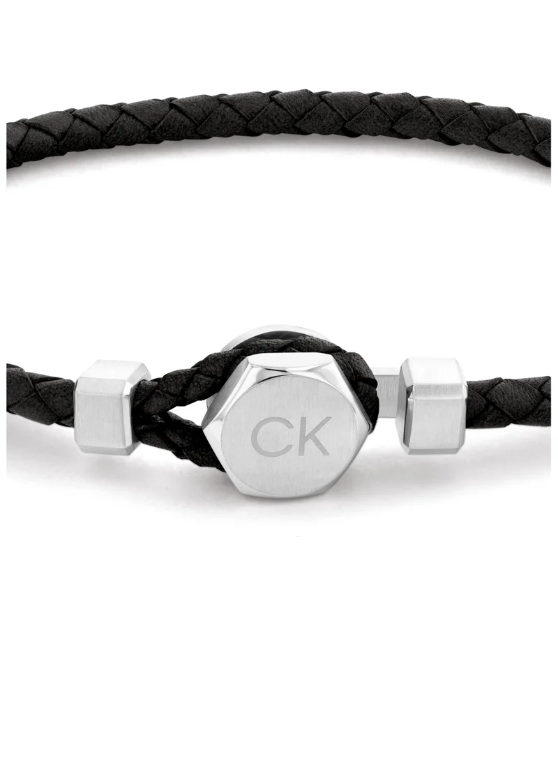 كالفن كلاين Calvin Klein Men's Multicolor Leather Bracelet - 35000260