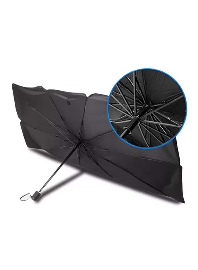 Car Sunshade Foldable Car Windshield Sun Shade Umbrella Car SUV Cover Sunshade Heat Insulation Front Window Interior Protection (Large) - Image 4