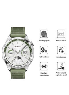 Generic Screen Protector for Huawei Watch GT4 46mm Tempered Glass Anti-Scratch Bubble-Free Easy Installation [3 Pack]  - Image 3