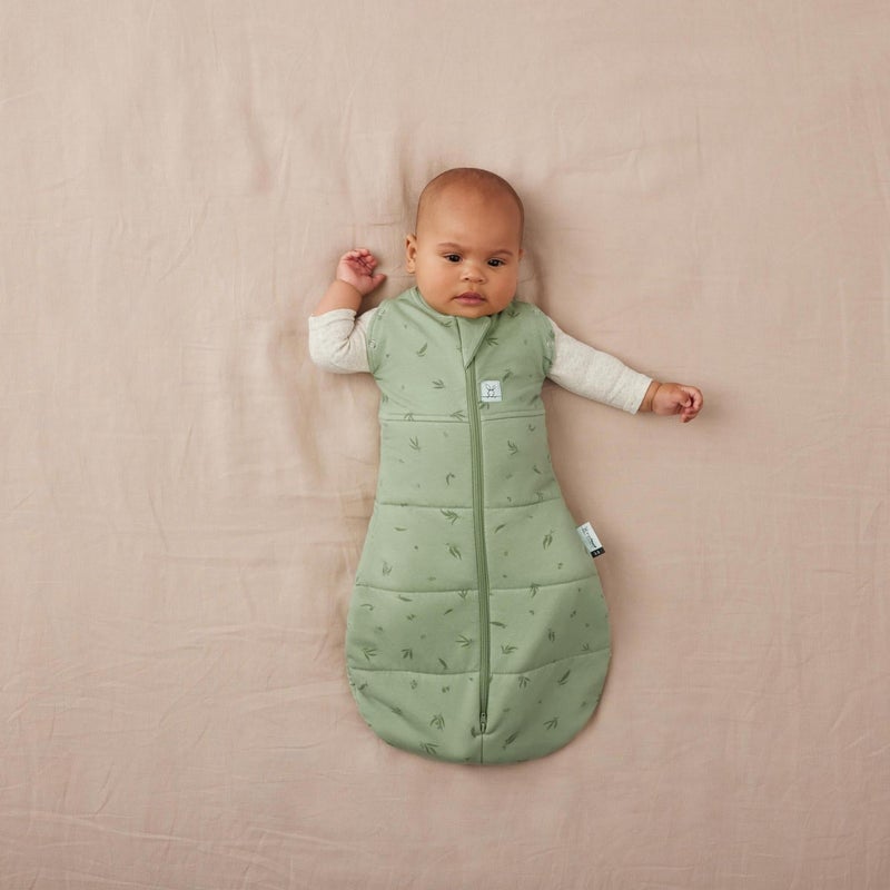 ergoPouch Cocoon Swaddle Sack 1.0 TOG - Baby Sleep Sack, Gentle Snug Fit Helps Calm Startle Reflex, Ideal for Arms In/Out Sleeping, Soft Breathable Fabric for Better Sleep (0-3 Months, Willow) - Image 2