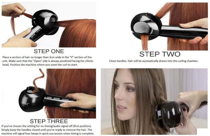 Mysticoal Automatic Hair Curler for Women | Professional Curling Machine with Fast Heating & Safe Styling Technology | Long-Lasting Salon-Quality Curls | Multicolour - Image 4