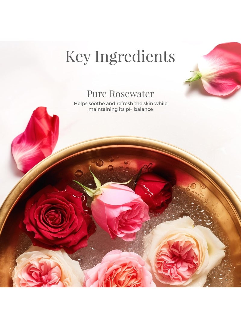 Forest Essentials ماء الورد النقي (تونر) رذاذ تونك للوجه | تونر مرطب يومي | لبشرة متألقة | يرطب ويملأ ويقلل المسام المفتوحة - Image 3