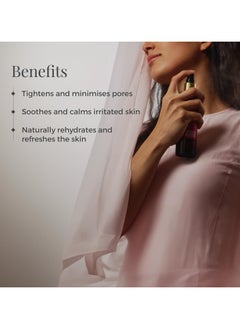 Forest Essentials Pure Rosewater (Toner) Facial Tonic Mist | Hydrating Daily Toner | For Glowing Skin | Hydrates Plumps & Minimises Open Pores  - Image 2