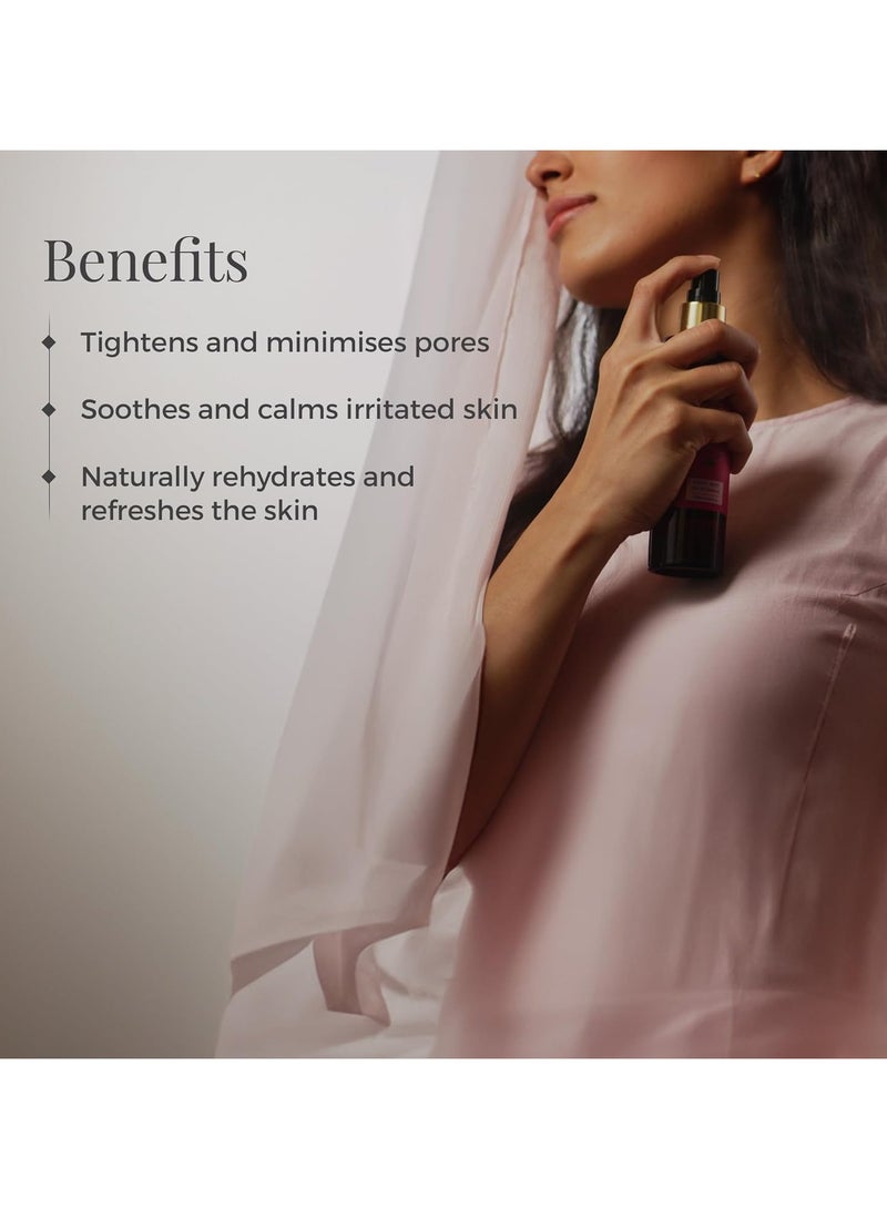 Forest Essentials ماء الورد النقي (تونر) رذاذ تونك للوجه | تونر مرطب يومي | لبشرة متألقة | يرطب ويملأ ويقلل المسام المفتوحة - Image 2