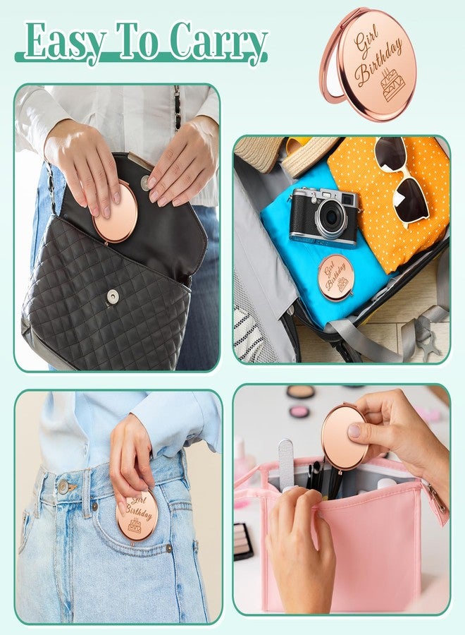 Mikela Girl Birthday Compact Mirror Birthday Gifts for 13 14 15 16 17 18 Years Old Girl Pocket Makeup Mirror Teen Girls Gifts for Daughter Sister Niece Friends Bday Party Supplies - Image 5