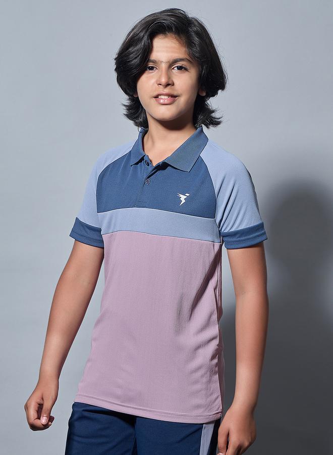 تكنوسبورت تيشيرت بولو رياضي سليم فيت ملون للأولاد من تكنوسبورت - Image 2